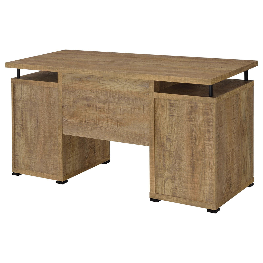 Tracy 55-inch 2-drawer Office Computer Desk Mango