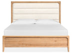 Somerset - Complete Panel Bed With Upholstered Headboard