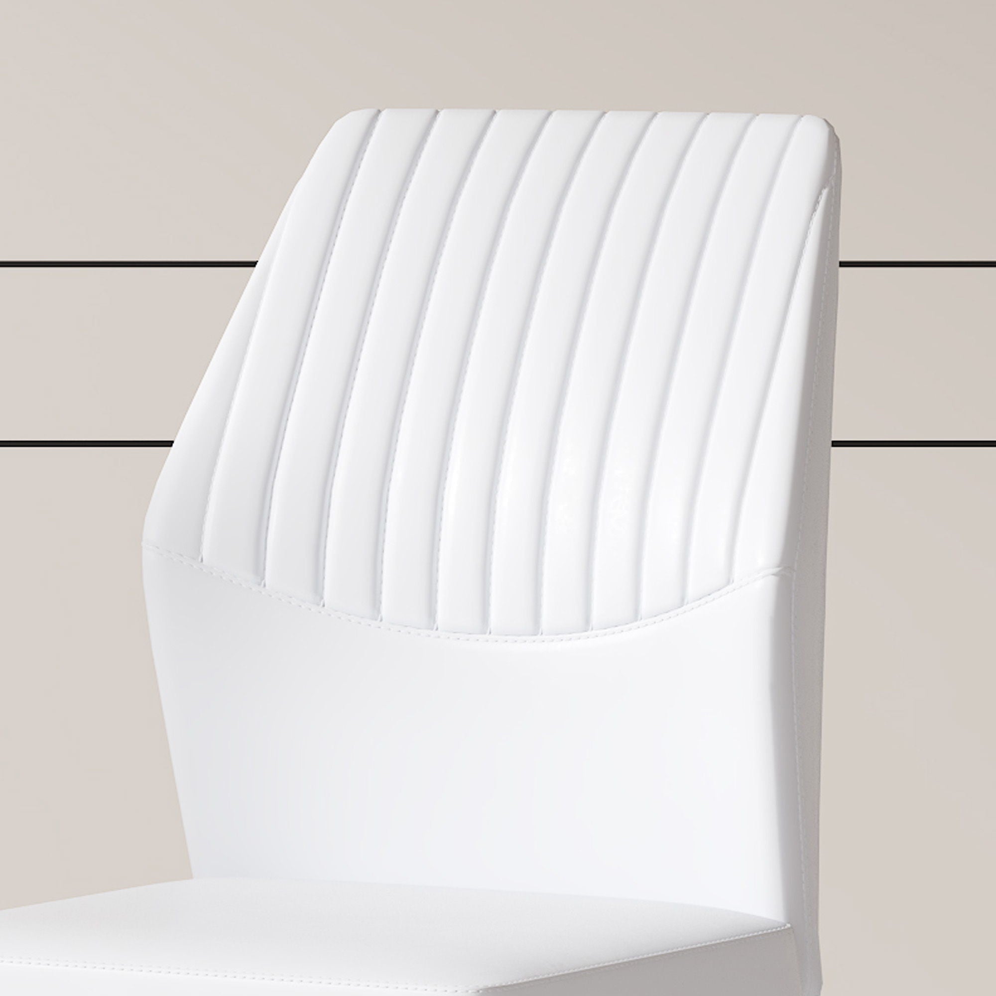Ergonomic Simple Chair With Metal Leg