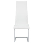 Montclair Upholstered Dining Side Chair White (Set of 4)