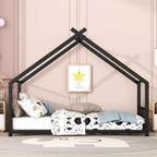 Metal House Bed