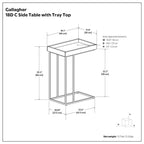 Gallagher - Handcrafted C Side Table