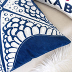 Seastar Starfish Pillow With Hidden Zipper (Set of 2) - Indigo