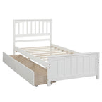 Platform Bed With Two Drawers