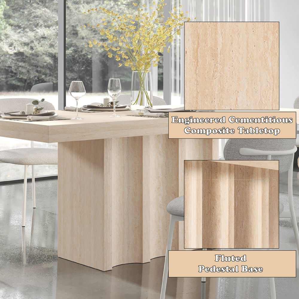 Inca - Dining Table - Beige