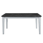 Lanton - Dining Table - Natural Marble & Antique White