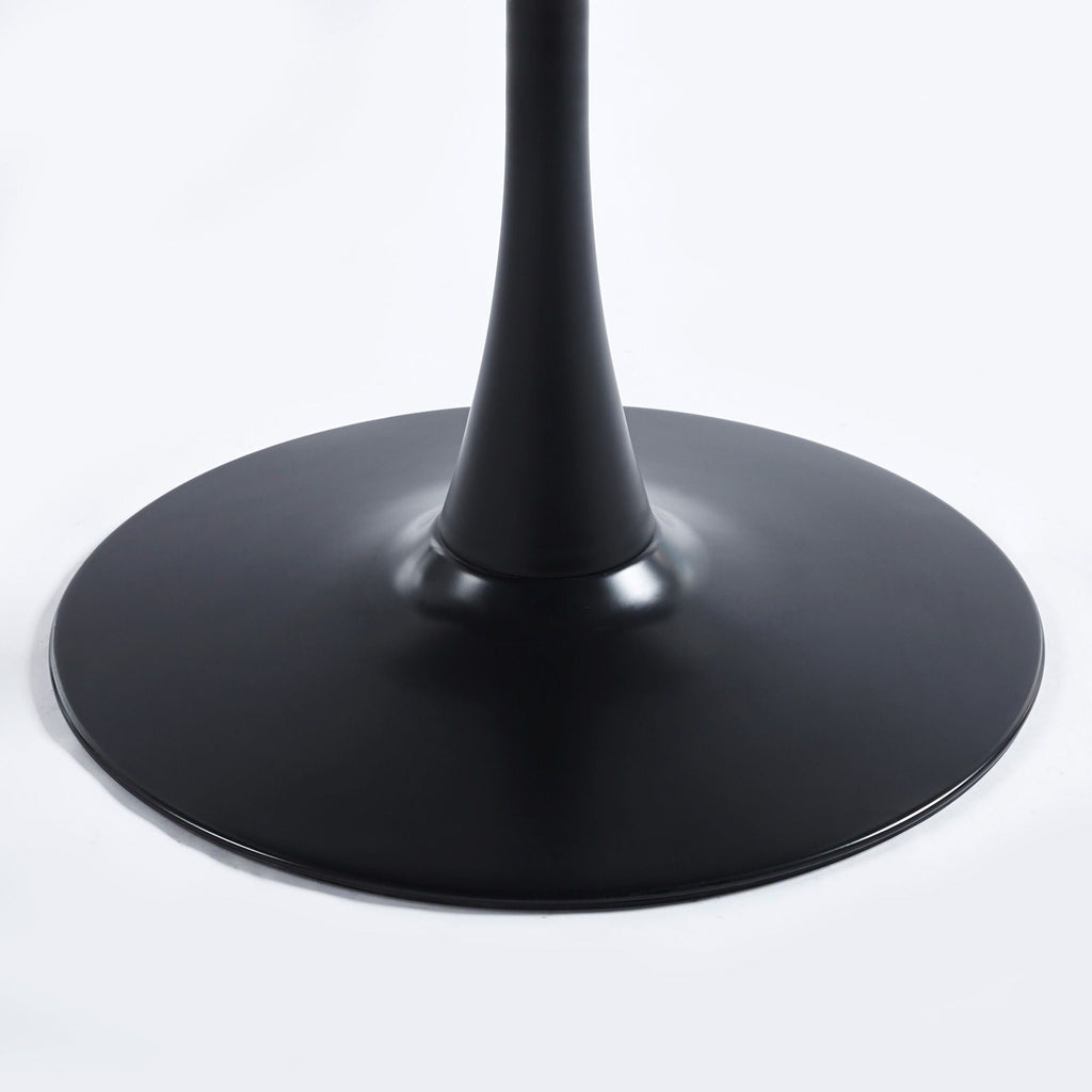Mid-Century Tulip Table With Round Top, Pedestal Base