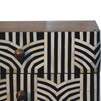 Edessa Bone Inlay Bedside