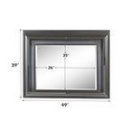 Sawyer - Mirror With LED - Metallic Gray