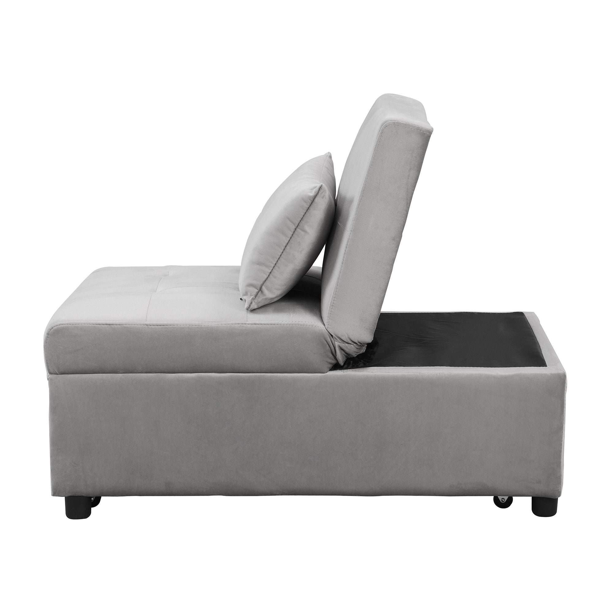 Versatile Folding Ottoman Sofa Bed Multifunctional Space Saver