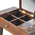 Mini Dressing Table With Foldable Mirror