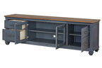 TV Stand For TVs Up To 90" - Blue
