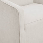 Traditional Skirted Dining Arm Chair
