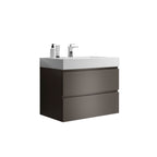 Alice - Bathroom Vanity With Sink, Wall Mounted, Floating