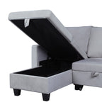 Nova - Reversible Sleeper Sectional Sofa With Storage Chaise