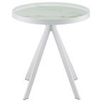 Briggs 3-piece Round Coffee and End Table Set White