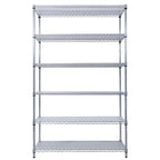 6 Tier 6000Lbs Capacity Nsf Metal Shelf Wire Shelving Unit, Heavy Duty Adjustable Storage Rack With Wheels & Shelf Liners For Commercial Grade Utility Steel Storage Rack