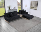 Memphis - Reversible Sectional Sofa Ottoman With Storage Compartment, Drawer, USB ports, Charging Outlets
