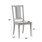 Marta - Side Chair (Set of 2) - Beige Linen & Natural