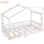 Bed House Bed Frame With Fence