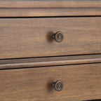 Carlton - Bedside Table - Rustic Natural Aged Brown