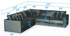 Remington - Modular Sofa - Pine