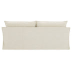 Shane - Sofa With 2 Pillows - Beige Linen