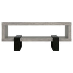 Dinard Engineered Wood Cocktail Coffee Table Grey Driftwood