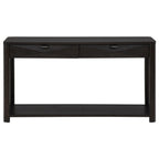 Marcelo Sofa Console Table with 2 Drawers and Shelf Coffee