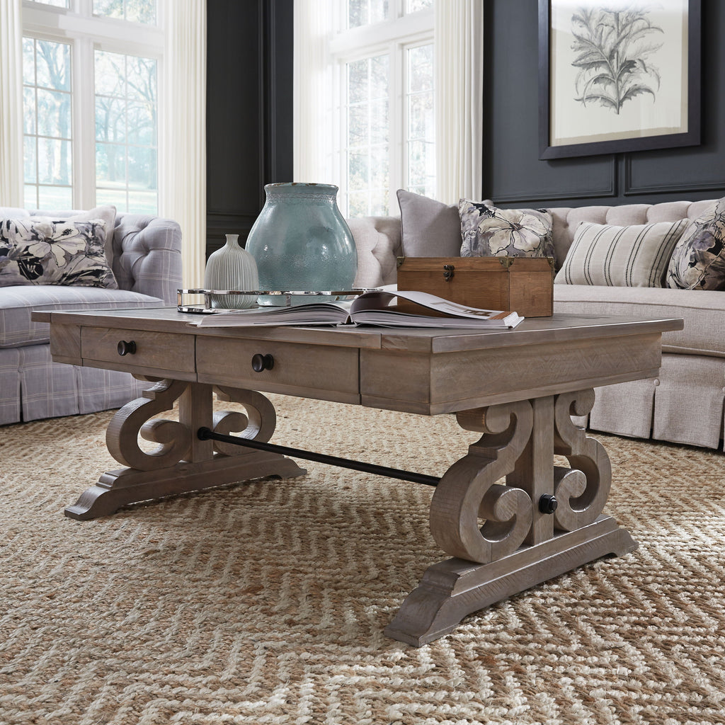Tinley Park - Rectangular Cocktail Table - Dove Tail Gray