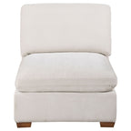 Lakeview Upholstered Armless Chair Ivory