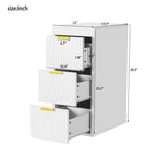 Modern Wall Mounted Floating Cabinet With Drawers For Bathroom