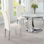 Modern Upholstered Tufted Dining Chair (Set of 2)