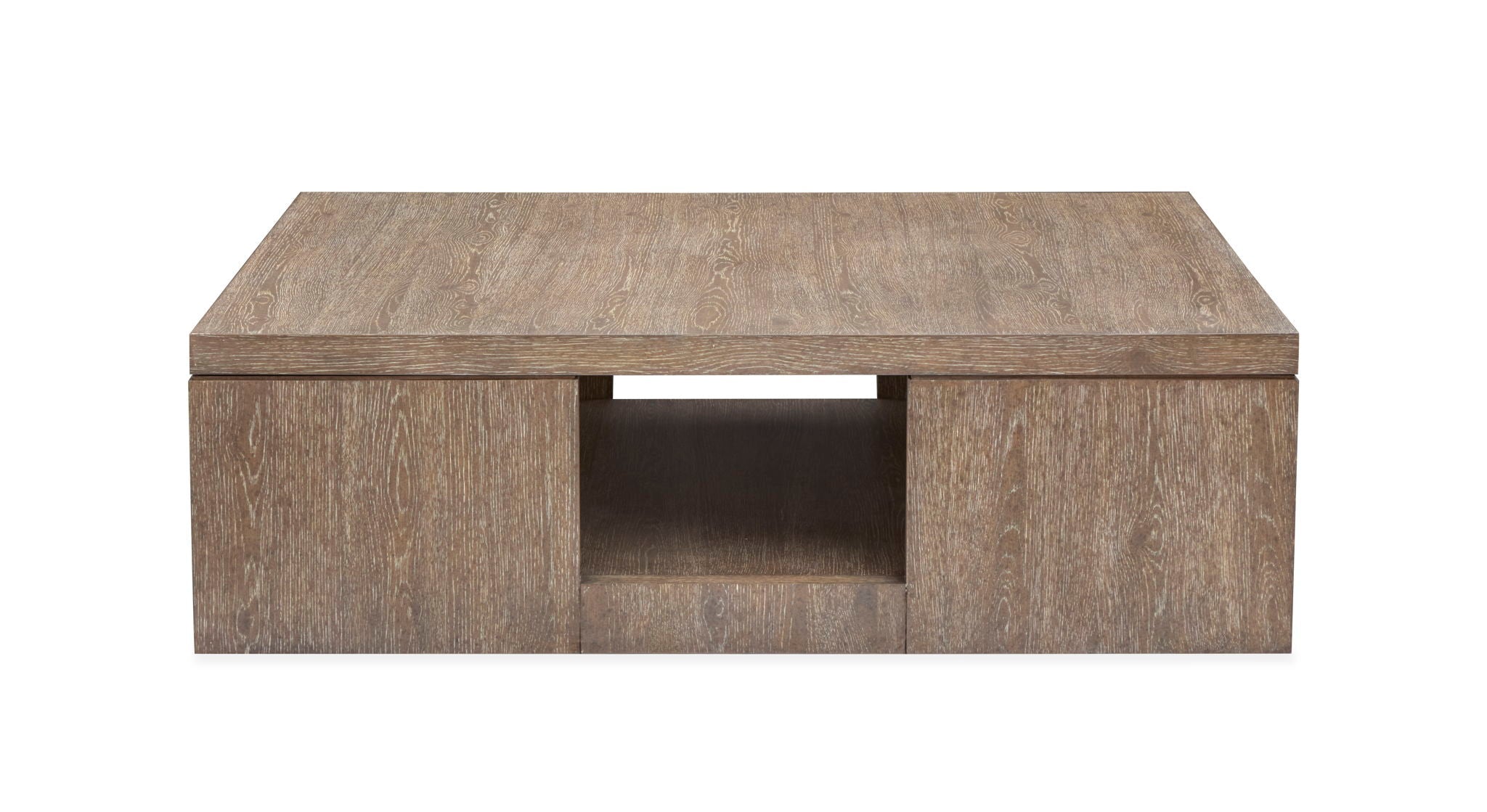 Cypress - Square Cocktail Table With Casters - Spiced Brown
