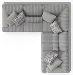 Titan - Sectional With Comfort Coil Seating And Accent Pillows Included