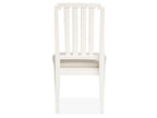 Willowbrook - Upholstered Side Chair With Wood Slat Back (Set of 2) - Egg Shell White
