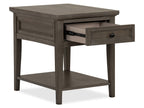 Paxton Place - Rectangular End Table - Dovetail Gray