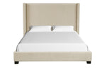 Upholstered Bed, Space-Saving Design