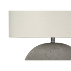 Lighting, Table Lamp, Concrete, Contemporary - Gray / Cream