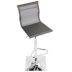 Mirage - Contemporary Adjustable Barstool With Swivel