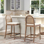 Panama - Curved Back Cane Counter Stool (Set of 2)