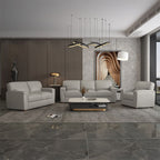 Cornelia - Chair - Pearl Gray Leather