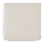 Lerenza - Oversized Accent Ottoman - Birch