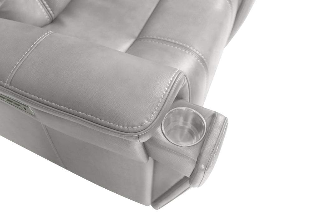 Sanibel - Power Console Loveseat - Wall Prox. Recliner With Power And Power Headrest And Lumbar, Wireless Charger