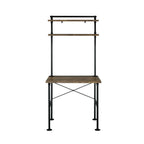 Ensata - Rustic Writing Desk - Black / Oak