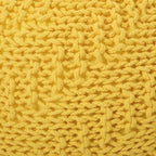 Bordeaux - Knitted Round Pouf Ottoman