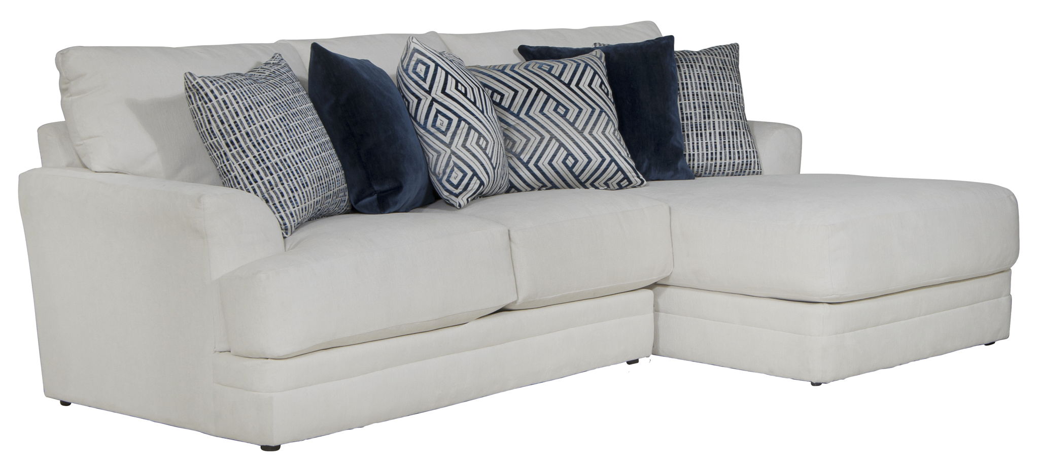 Polaris - Sectional With Comfort Coil Seating And Accent Pillows Included
