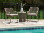 Majors Beach - Outdoor Table And 2 Chairs (Set of 3) - Beige