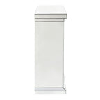 Noralie - 40" Fireplace - Mirrored & Faux Diamonds
