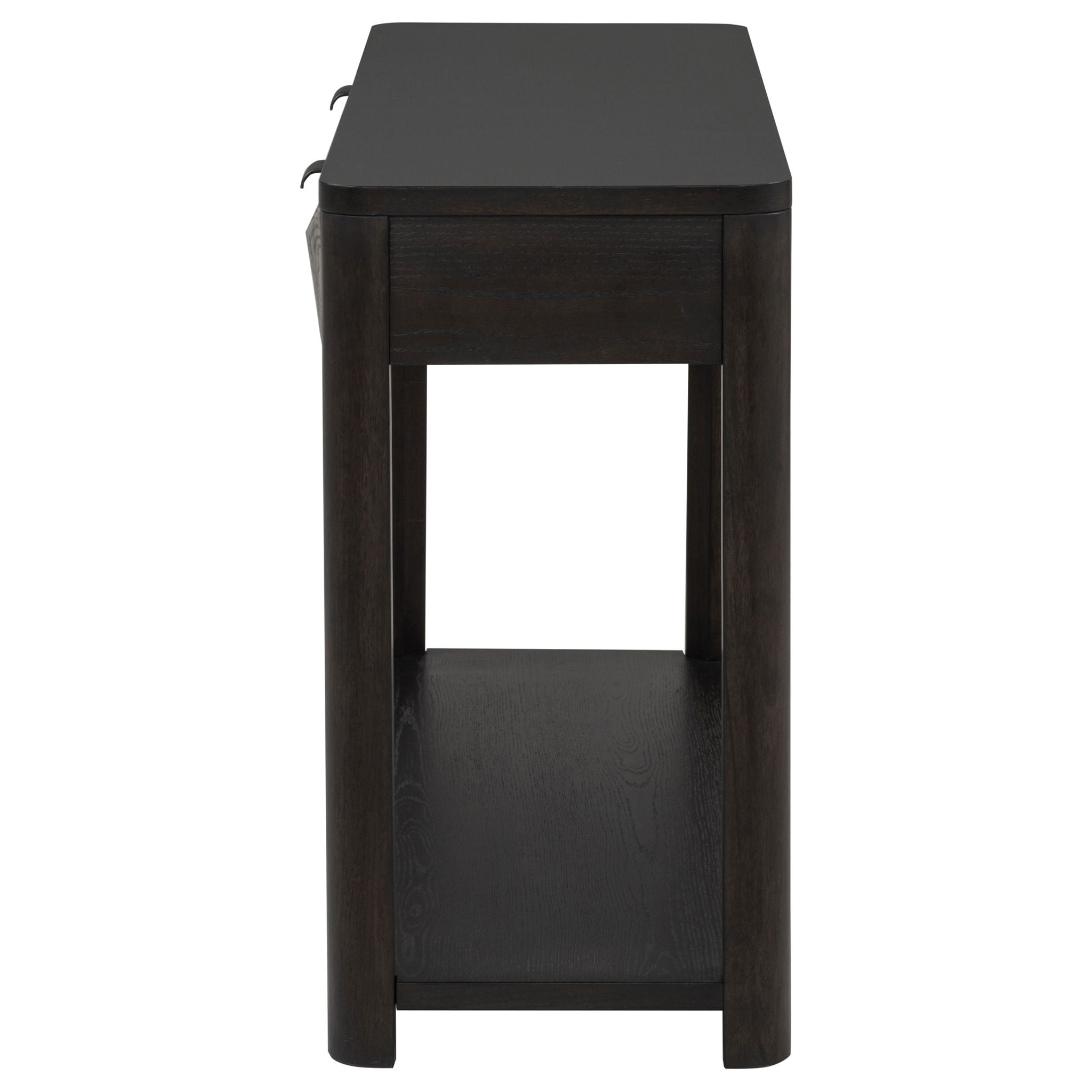 Marcelo Sofa Console Table with 2 Drawers and Shelf Coffee